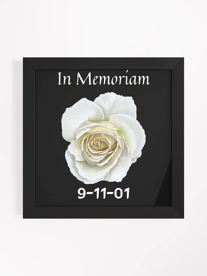 In Memoriam - 9/11 Tribute Poster product image (1)