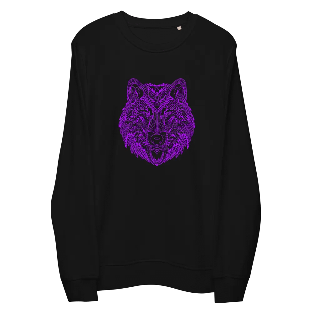 Magenta Wolf Symmetry Sweatshirt product image (11)