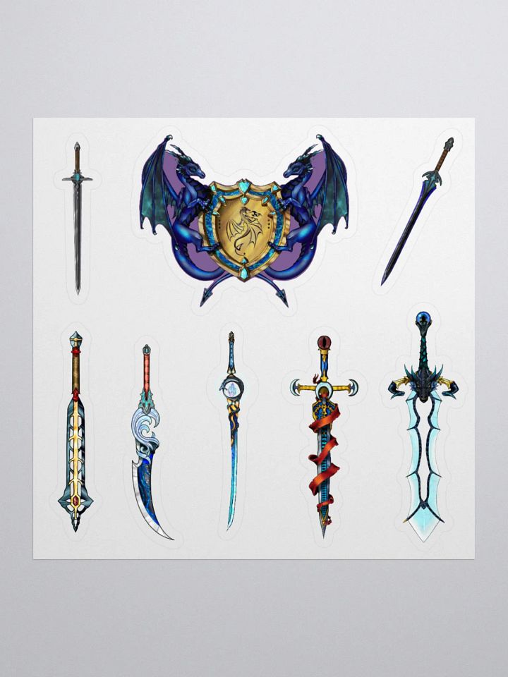 Azure Rank Sword Stickers product image (1)