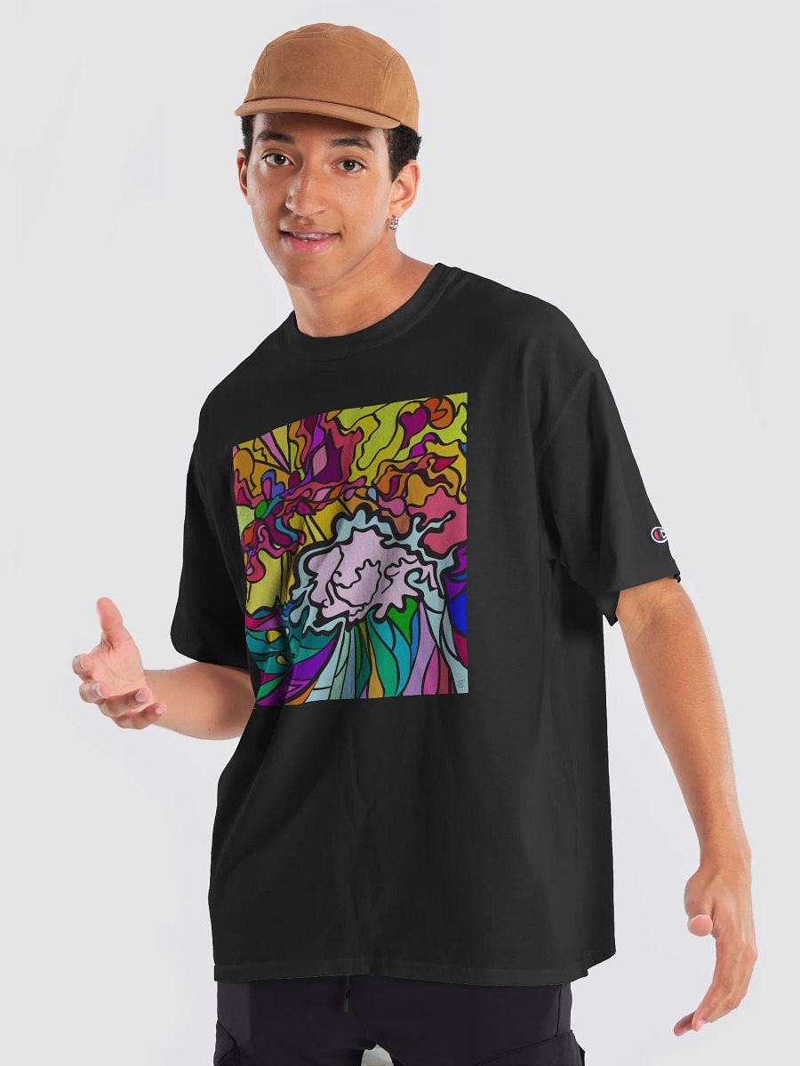 Vibrant Energy Abstract T-Shirt - Wave at Sunset product image (23)
