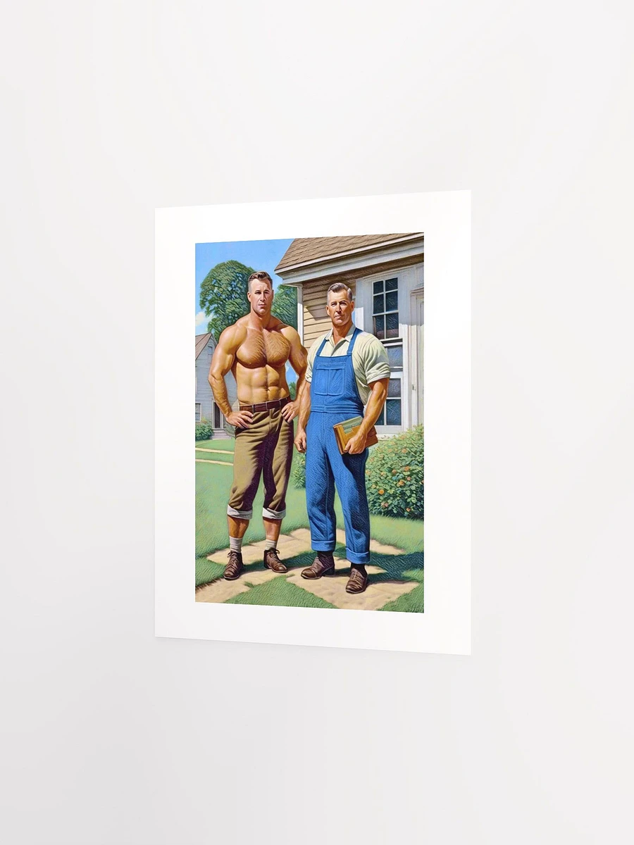 Gay American Gothic (Like Daddy Like Son) - Print product image (2)