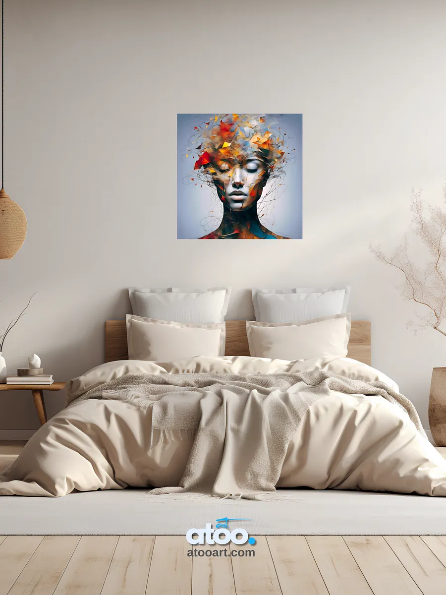 Understanding Women | Living in Colors | Canvas Artistic Painting product image (5)