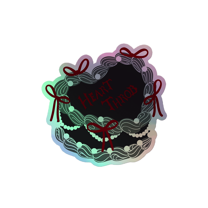 Heart Throb Holographic Sticker product image (2)