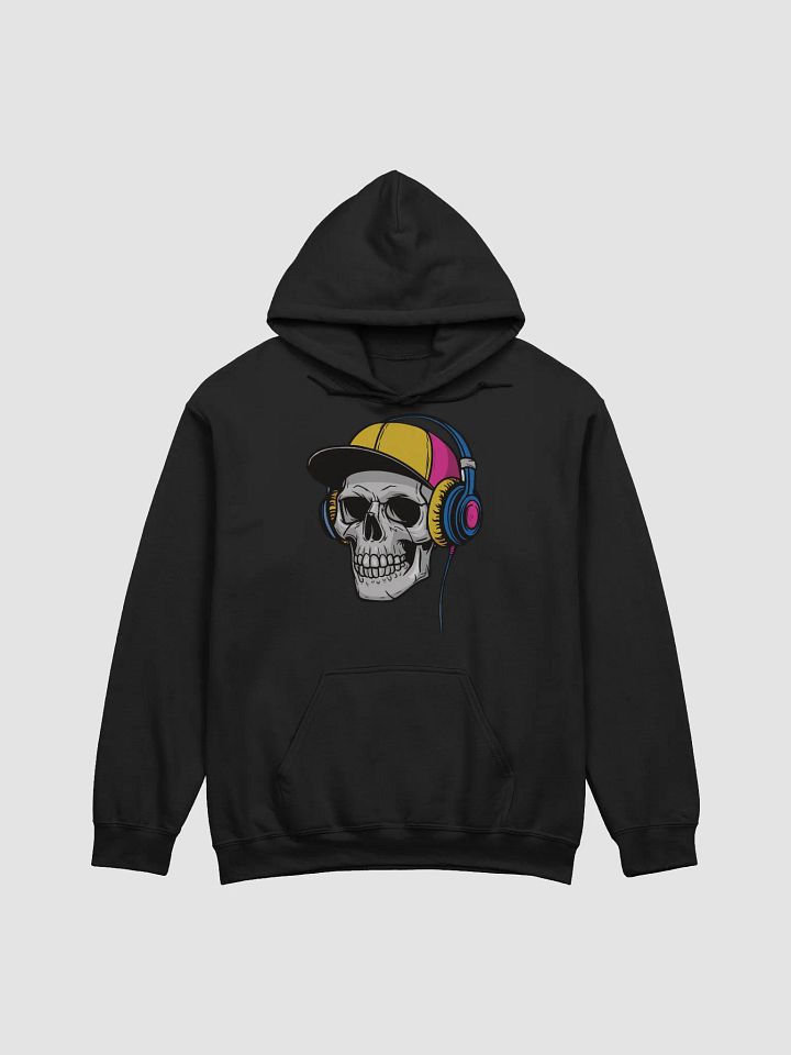 Skull with Headphones Hoodie product image (2)