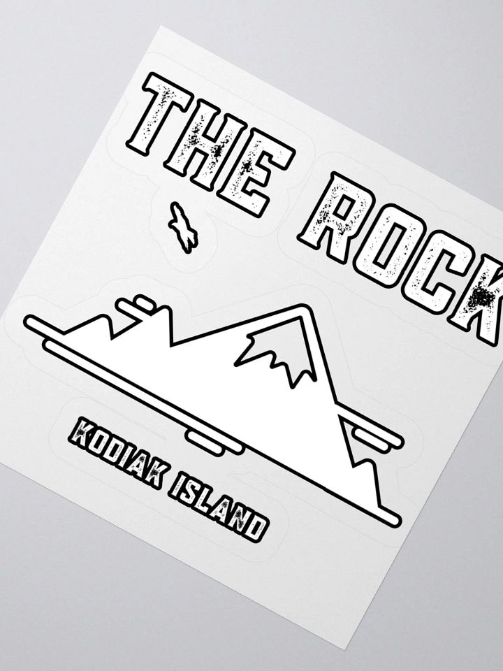 The Rock Sticker (White) product image (6)