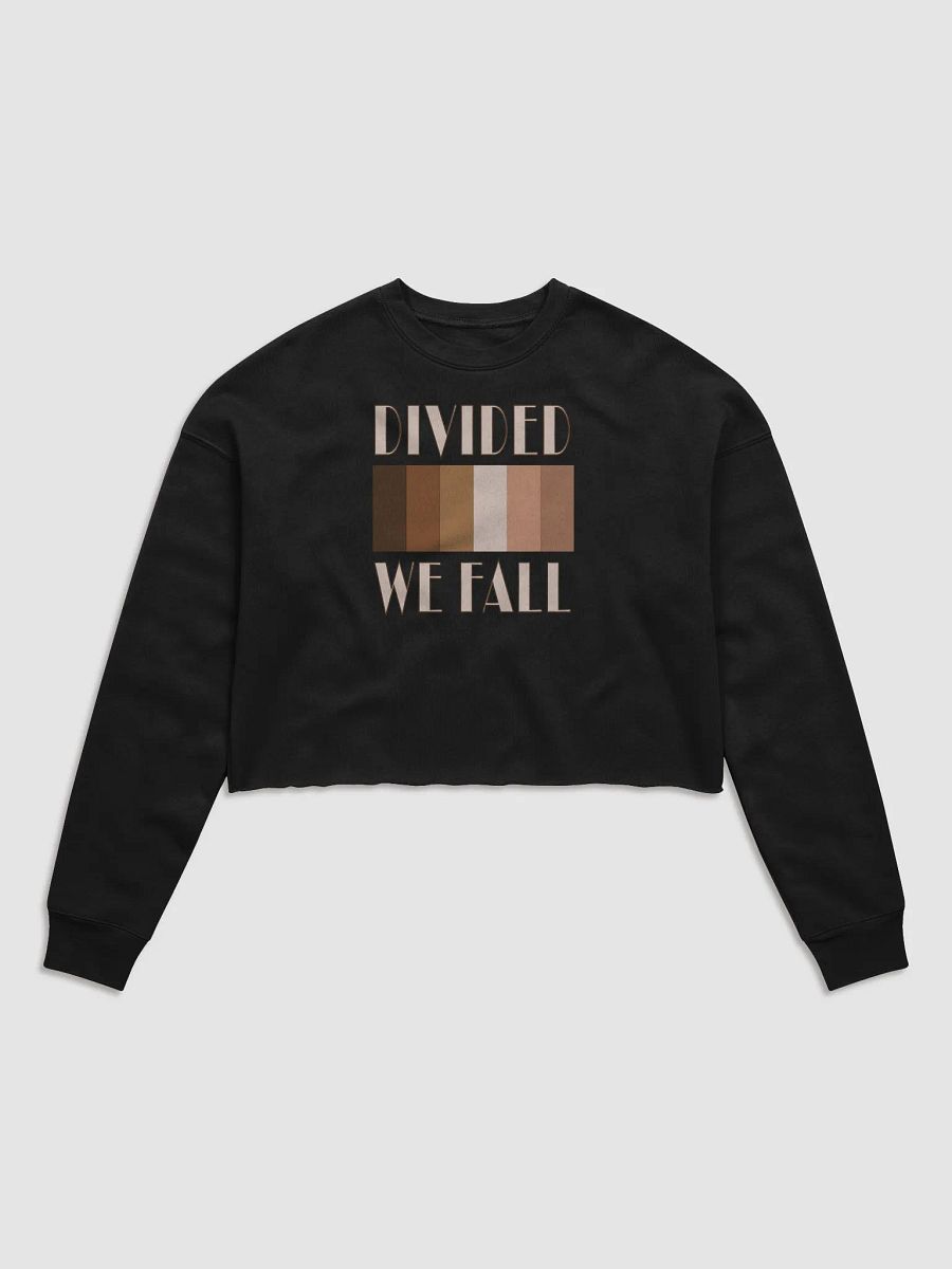 Divided We Fall - Skin Colour One - Bella+Canvas Women's Fleece Crop Sweatshirt product image (2)