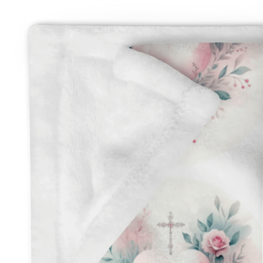 Floral Heart and Cross Throw Blanket product image (24)