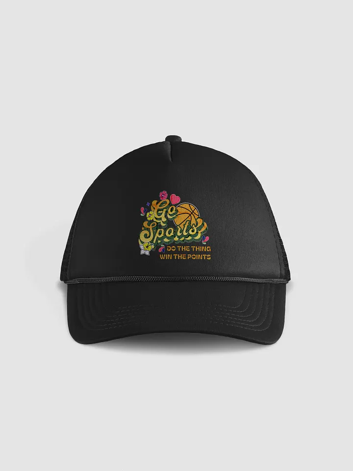 Go Sports Basketball Hoops Foam Trucker Hat product image (1)