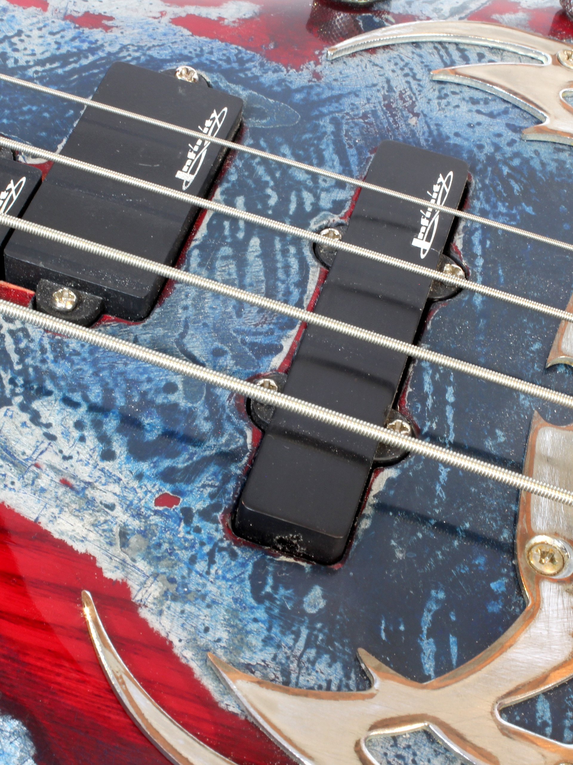 Aria Pro II Apocalypse Refinish Bass Guitar product image (9)