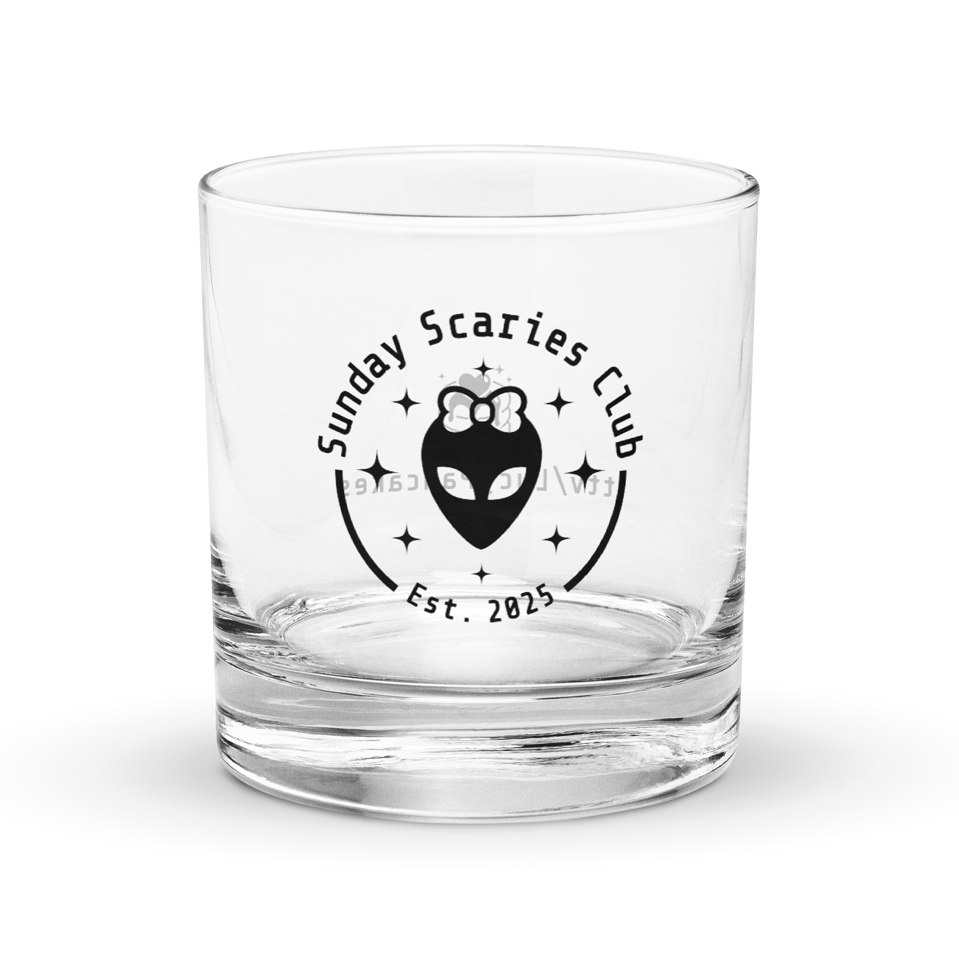 Close Encounters of the Neat Kind Whiskey Glass (Lucy's Version) product image (1)