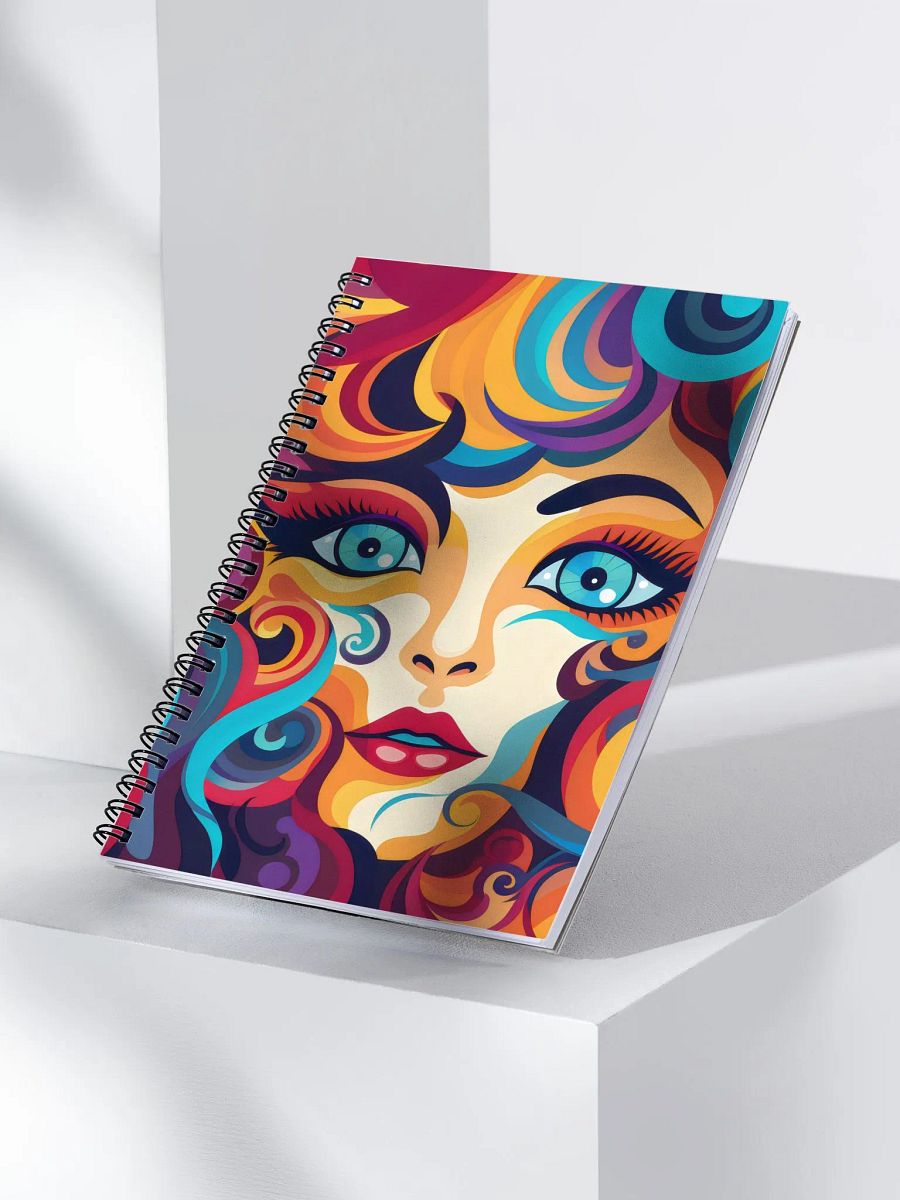 Psychedelic Beauty Spiral Notebook product image (3)