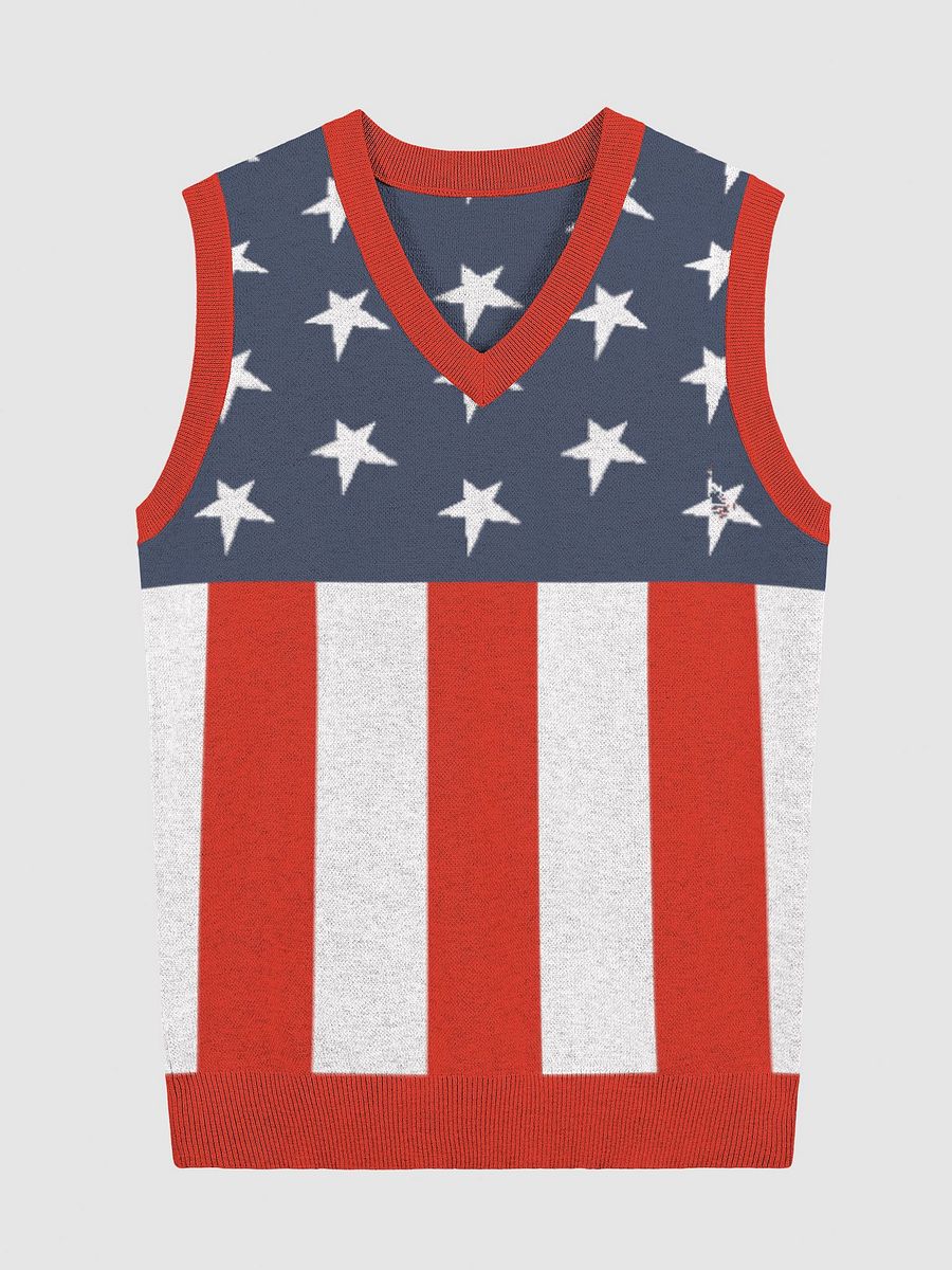 Starry Night Jacquard V-Neck Vest product image (1)