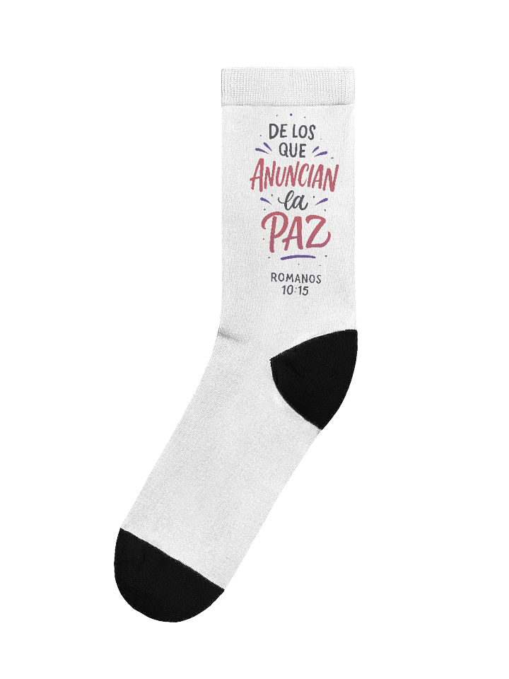 Christian Crew Socks (Spanish) – Romans 10:15 product image (1)