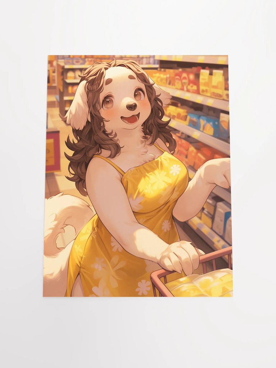 Whimsical Canine Shopper Poster product image (7)