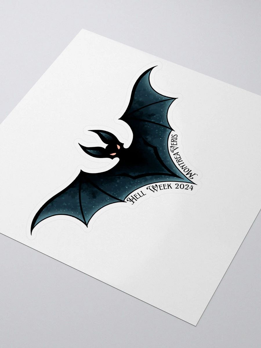 Hell Week 2024 Bat Kiss Cut Sticker product image (3)