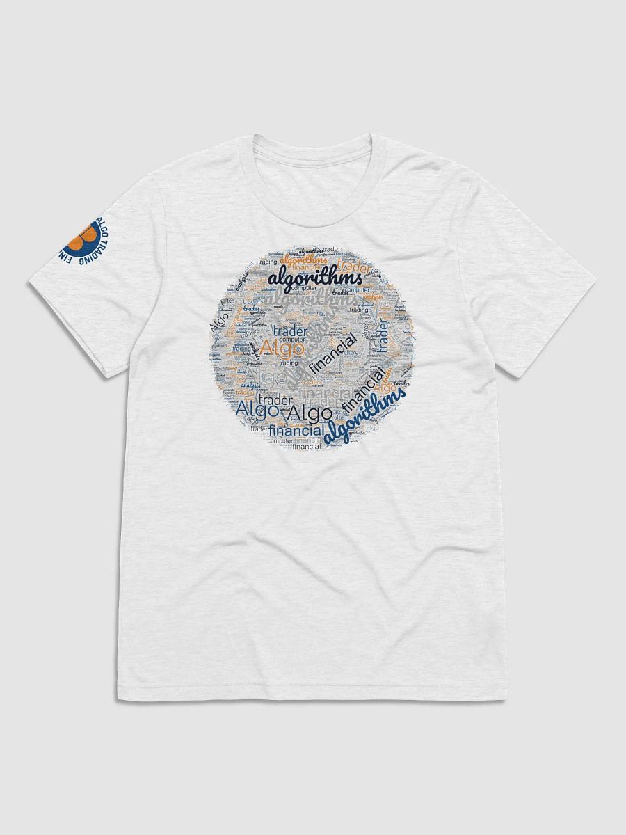 Algo Trading Word Jumble Triblend T product image (3)