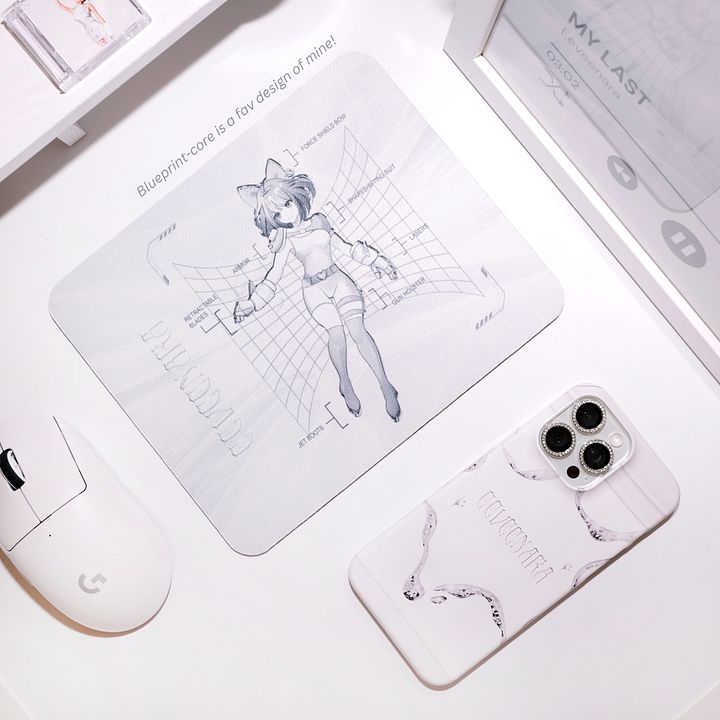 EEVEENARA BLUEPRINT MOUSEPAD product image (1)