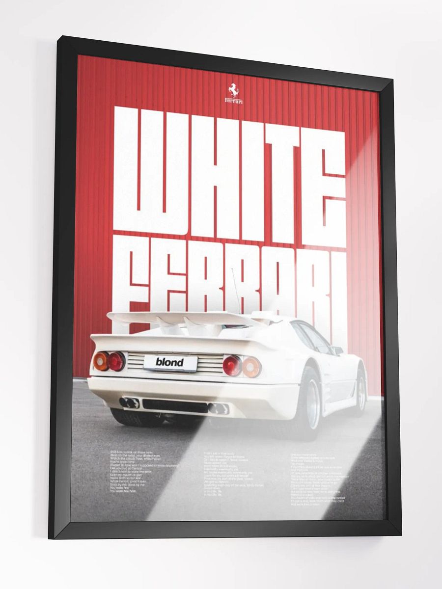 White Ferrari product image (3)