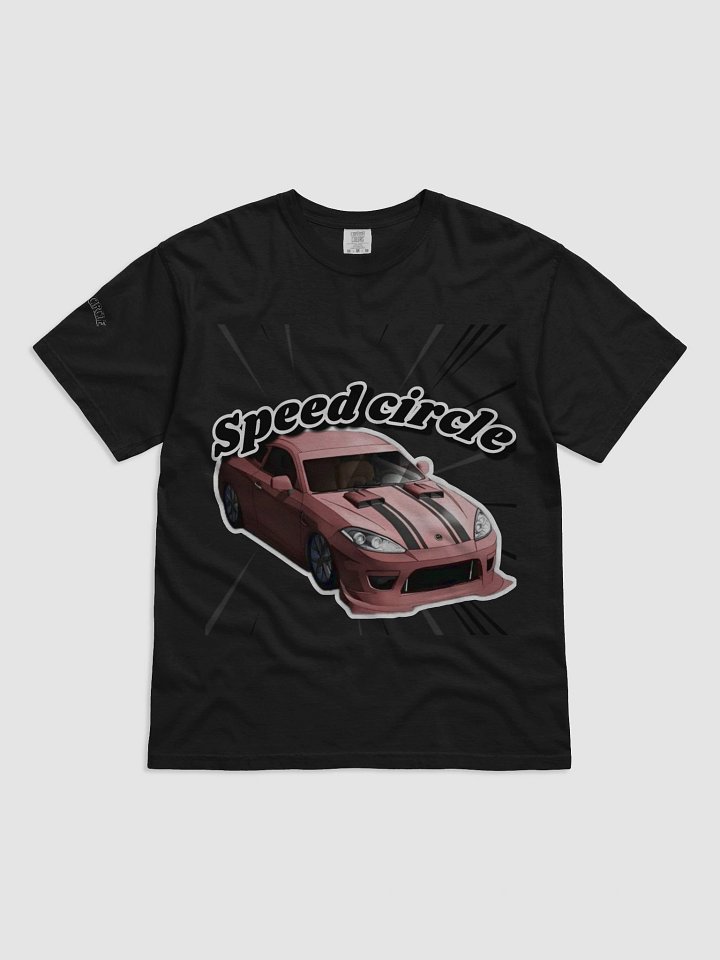 Premium quality Lookism Speed circle T-shirt with his car product image (2)