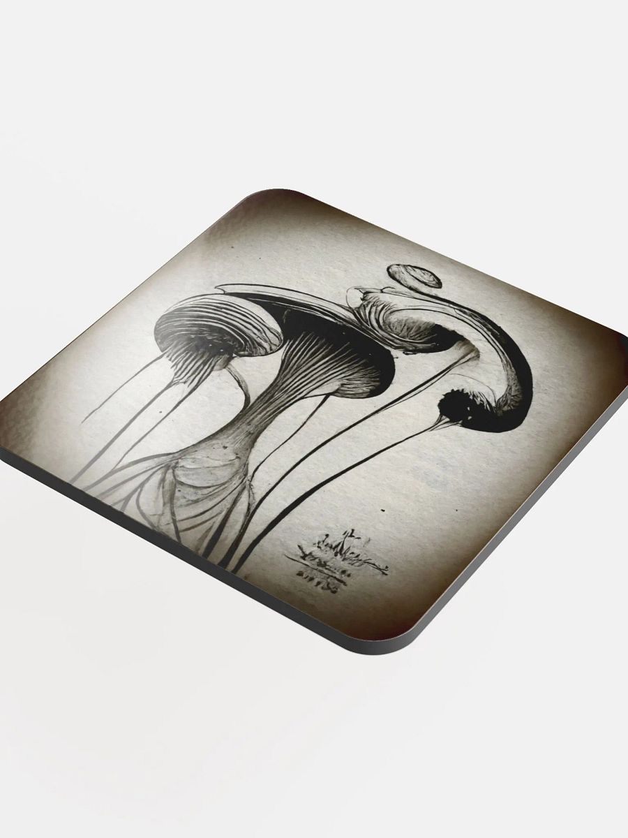 Mystical Mushroom Glossed Coaster product image (4)