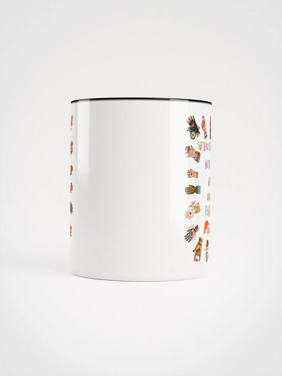 Without Diversity We're Left With Orange Fucking Orange Accent Mug product image (5)