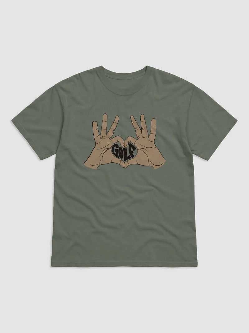 Golf Heart Hands Comfort Tee
