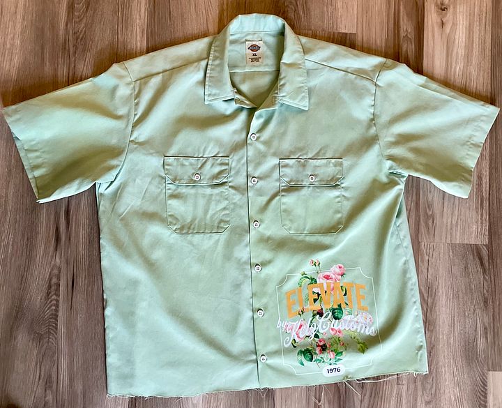 Custom Cropped Dickies Button Up product image (2)