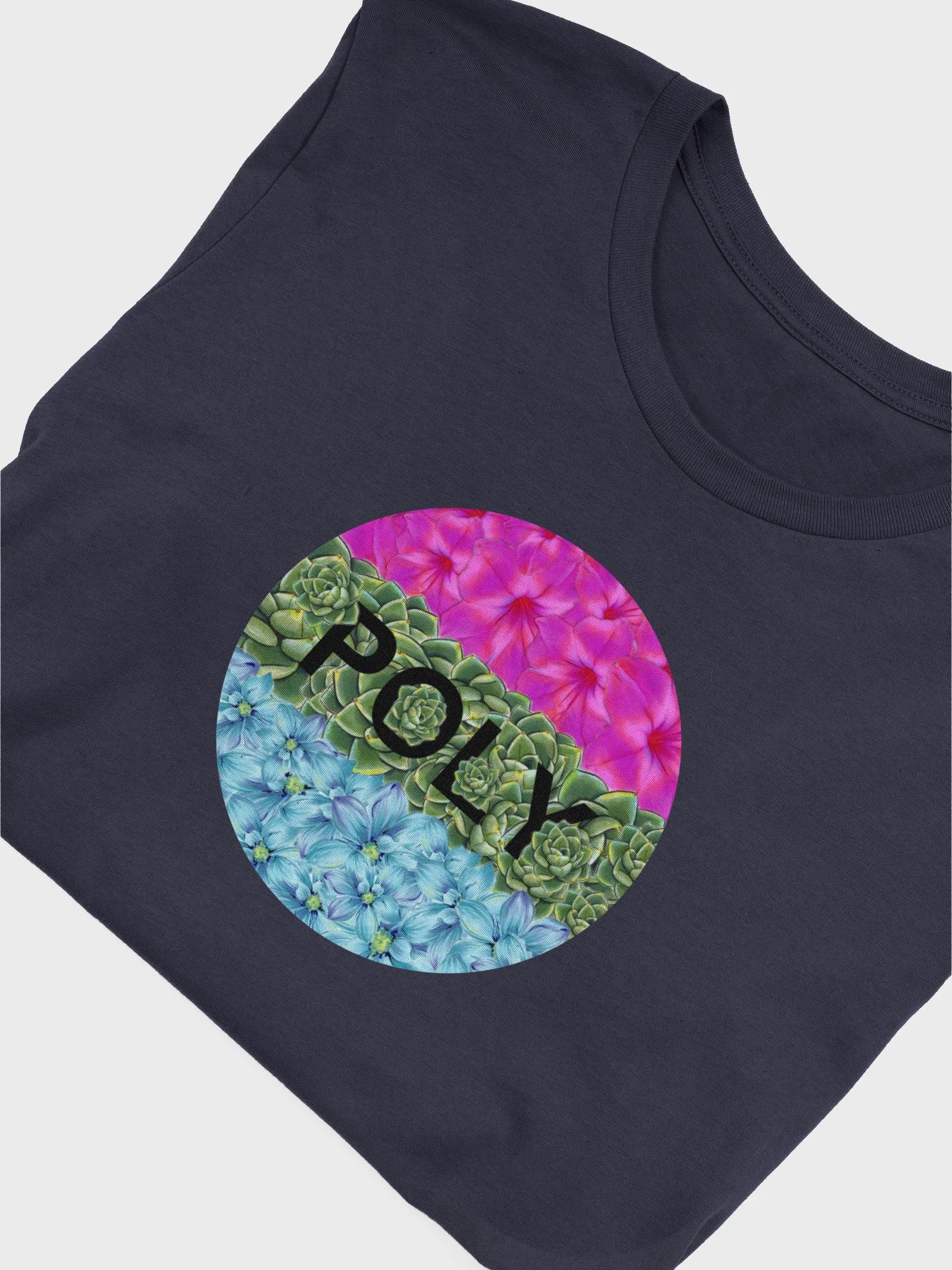 floral polysexual t-shirt product image (5)