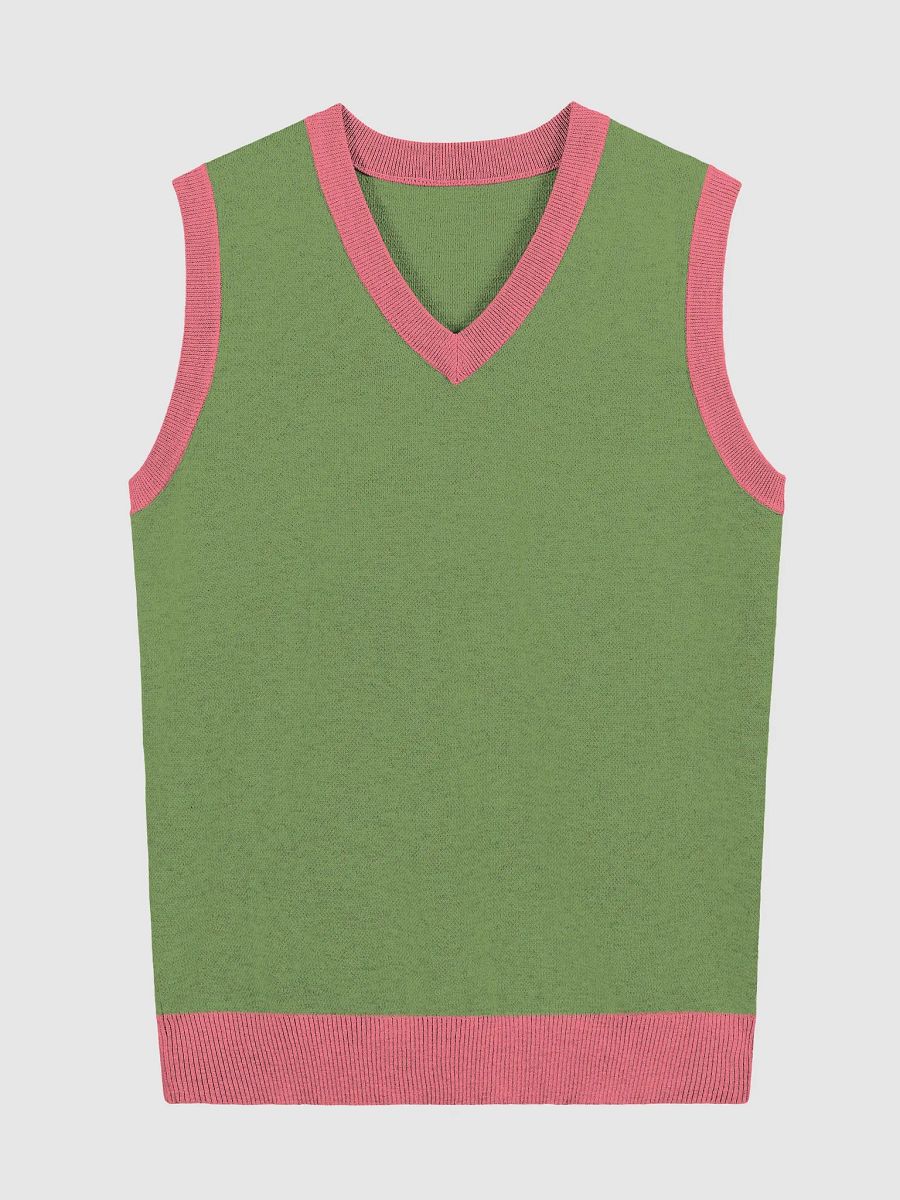 KawaiKitten Pink Kiwi Love V-Neck Vest product image (2)