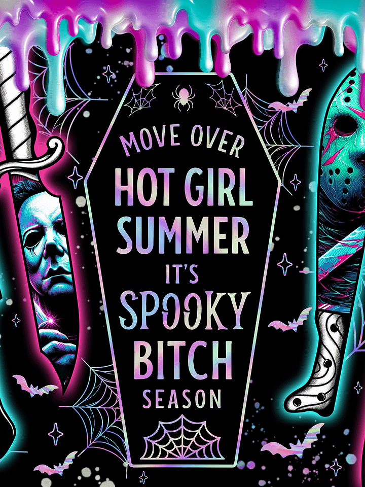 Glow-in-the-Dark “Spooky Bitch Season” Tumbler – Horror Edition product image (1)