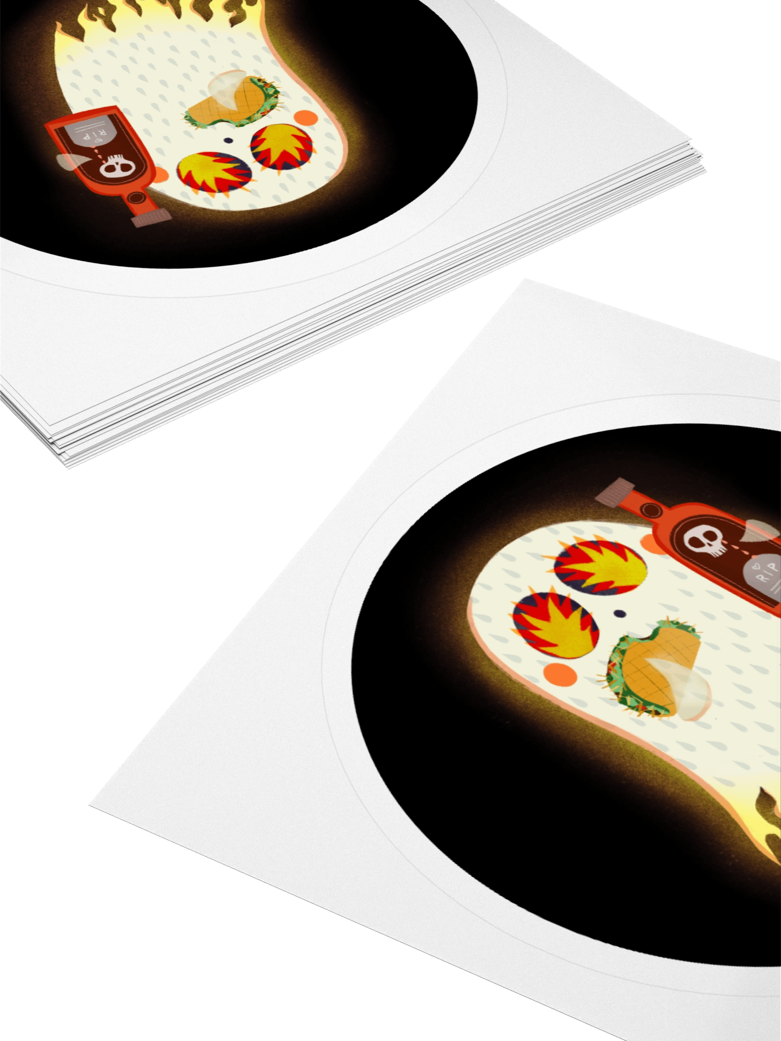 Little Ghost Hot Sauce - Vinyl Sticker product image (4)