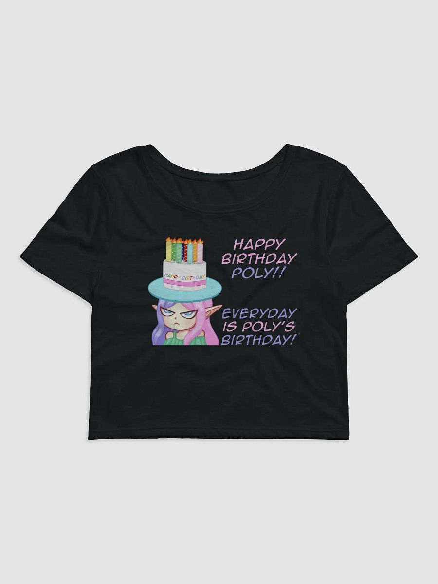 Happy Birthday Poly - Crop T shirt product image (2)
