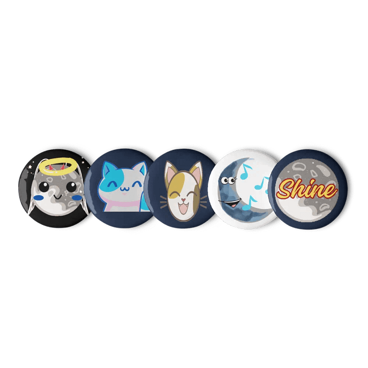 Moony Emote Buttons Set 2 product image (1)