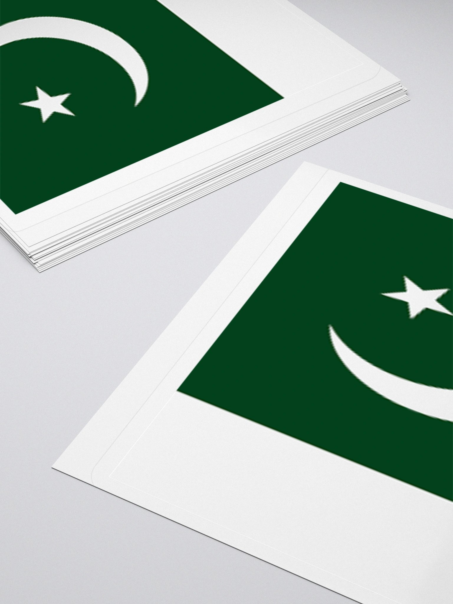 Exclusive Pakistan Flag Kiss-Cut Stickers - High-Quality Vinyl, Multiple Sizes product image (12)