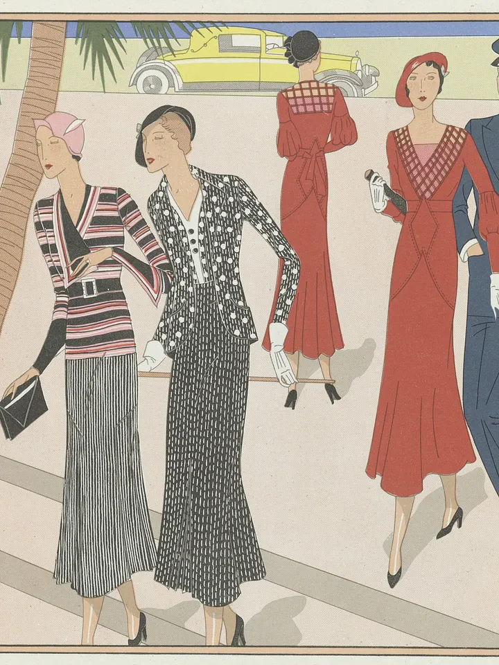 PDF, PNG - 1920s Fashion Art-Goût-Beauté Coloring Book product image (2)