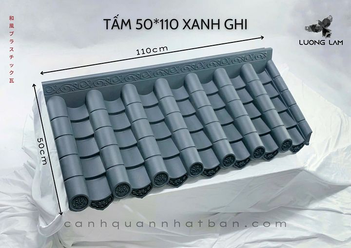 Japanese Style Plastic Tile Roof - 50*110cm product image (1)