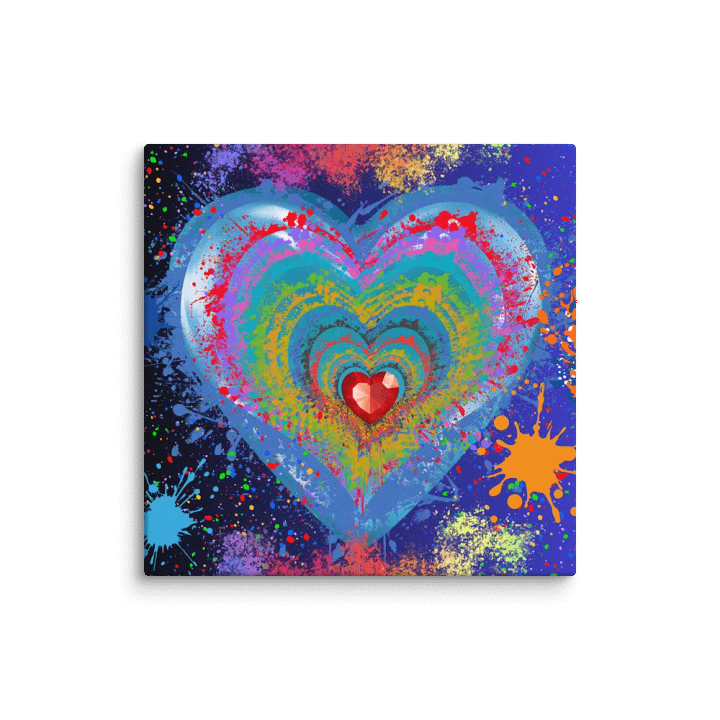 Heartbeat Splash Canvas product image (7)