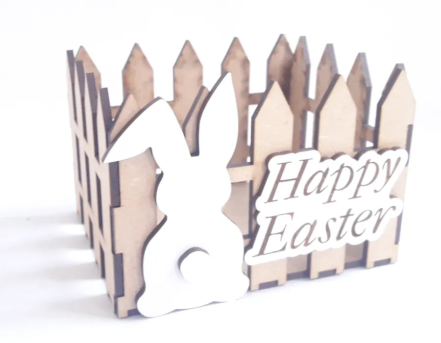 Easter Fence Basket - Laser Cut Files product image (10)