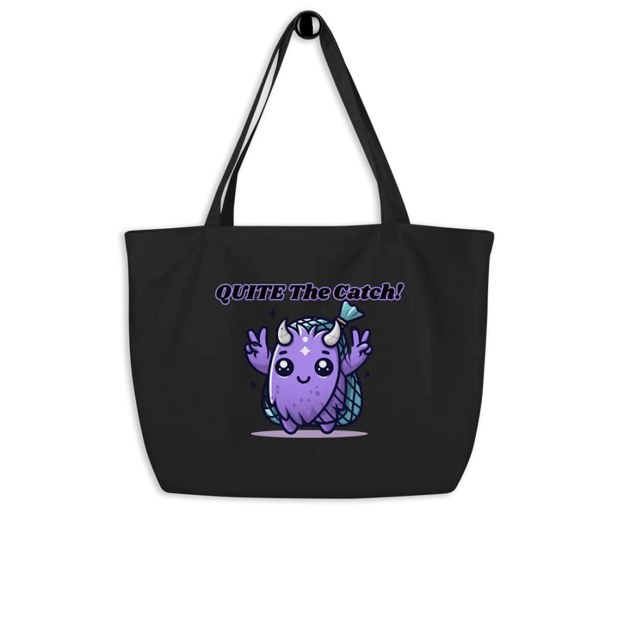 'QUITE The Catch!' Mawnster Tote Bag product image (8)
