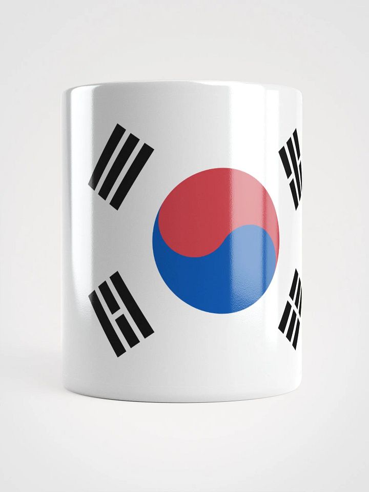 South Korea Flag White Coffee Mug product image (1)