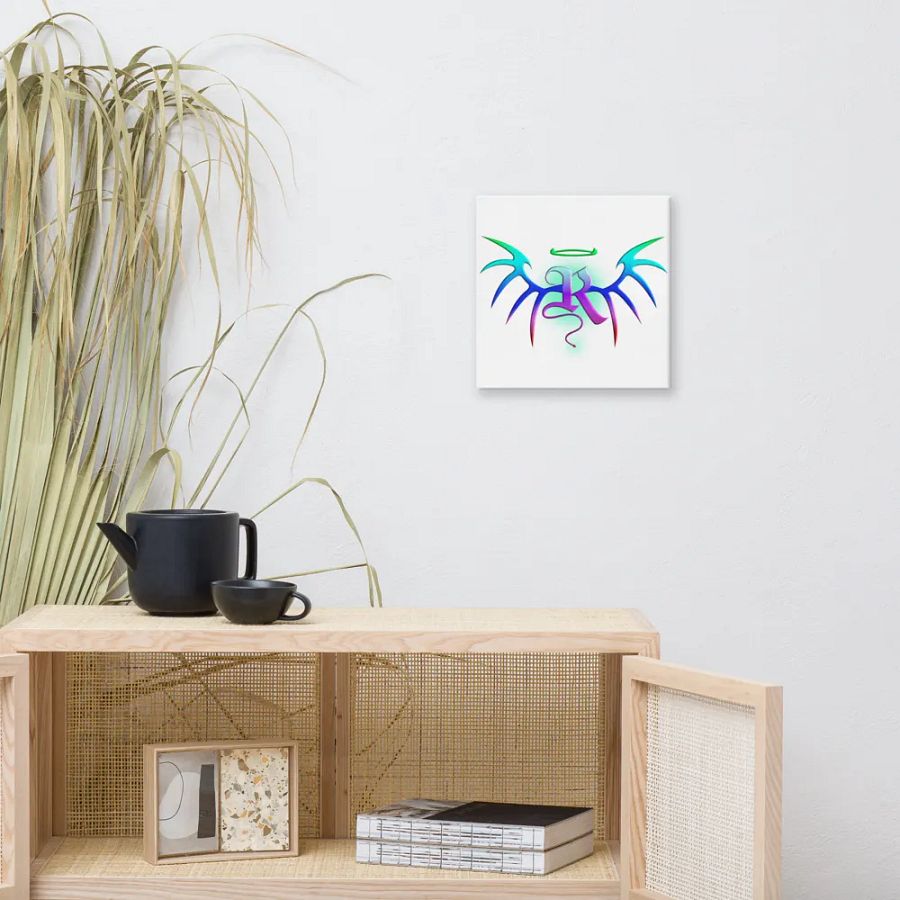 RafaZafar Logo Canvas Print (vaporwave) product image (9)