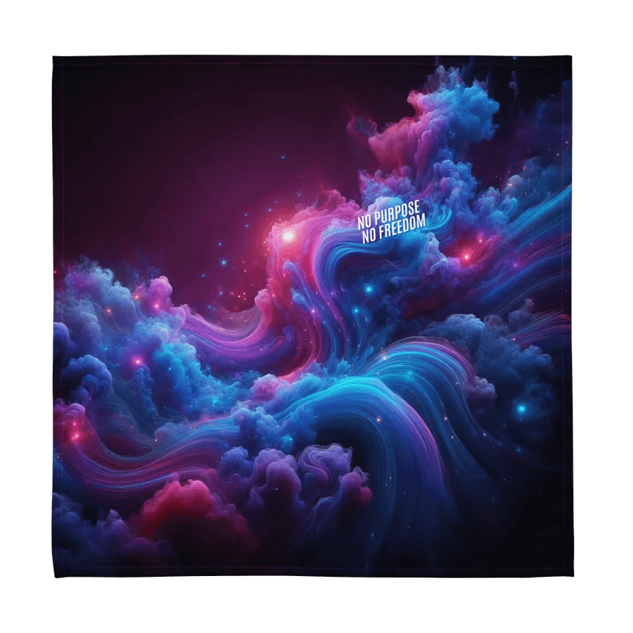 Cosmic Clouds Cloth Napkin Set | AI Design no purpose no freedom product image (9)
