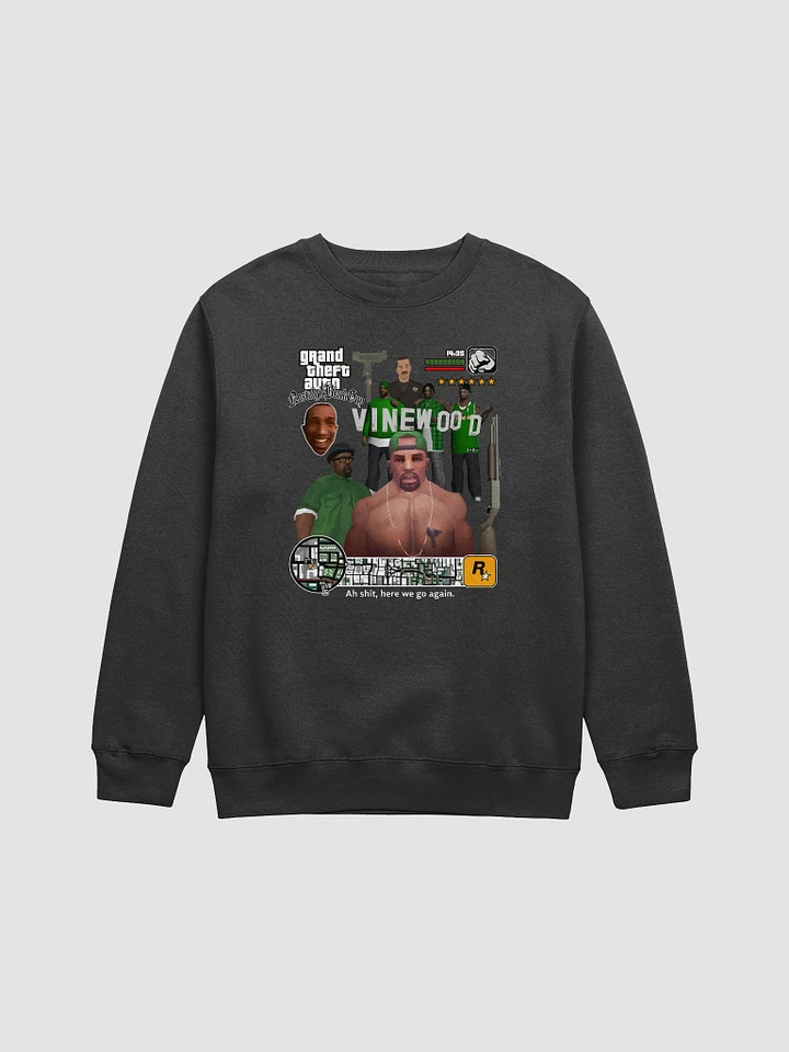 San Andreas Collage Crewneck Sweatshirt product image (1)