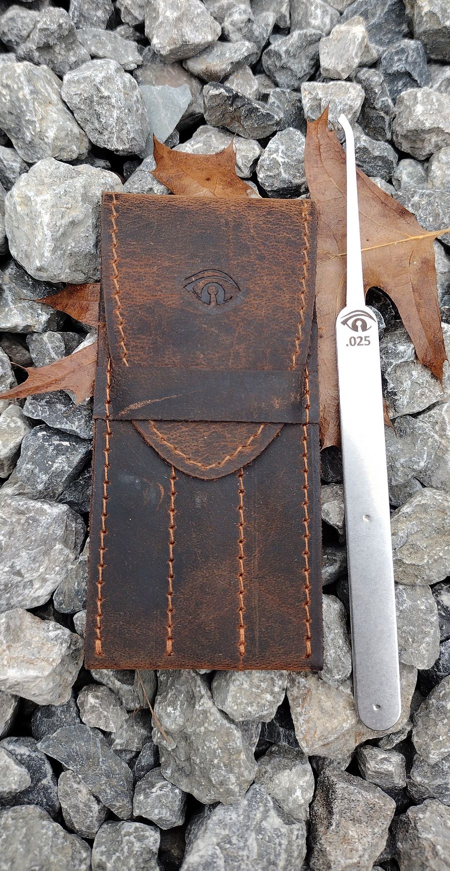 Mini leather pick case product image (3)