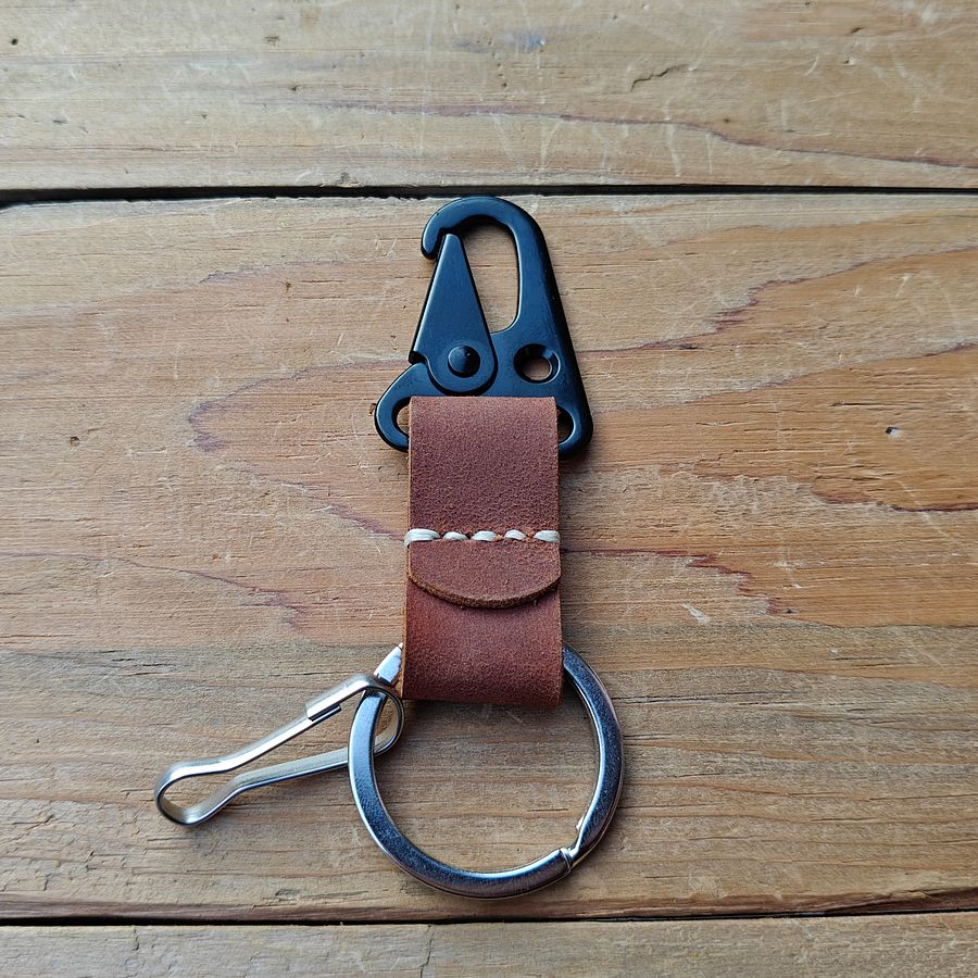 MEEBOY Personalized handmade leather key sleeve; Custom leather keychain; Protective Key cover for Broken Key product image (5)