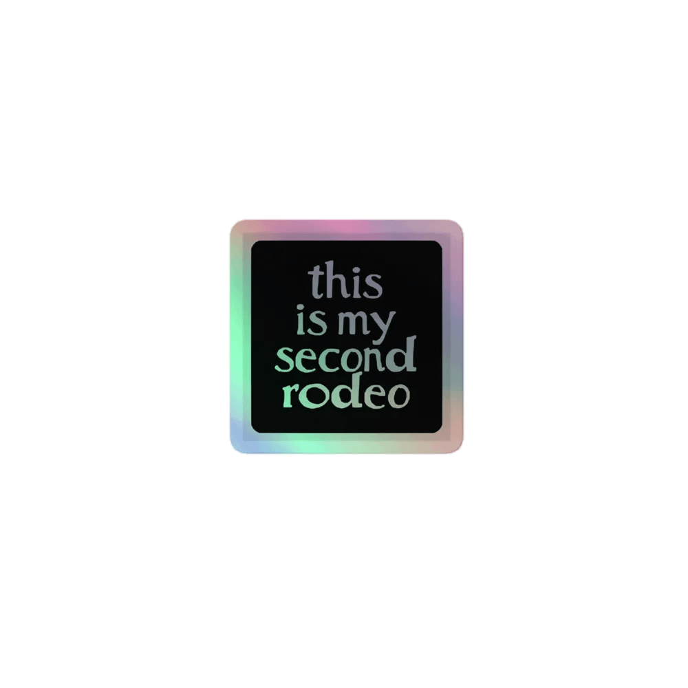 Second Rodeo Holographic Sticker Set product image (1)