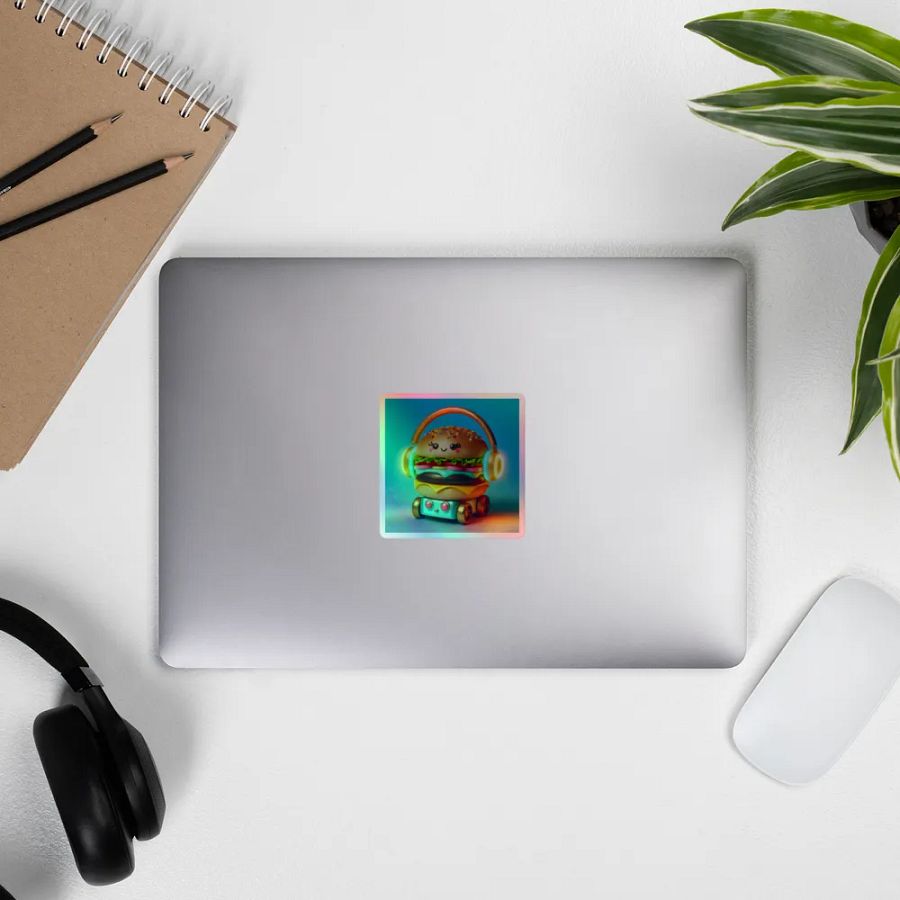 Whimsical Burger Beats Sticker Set product image (11)