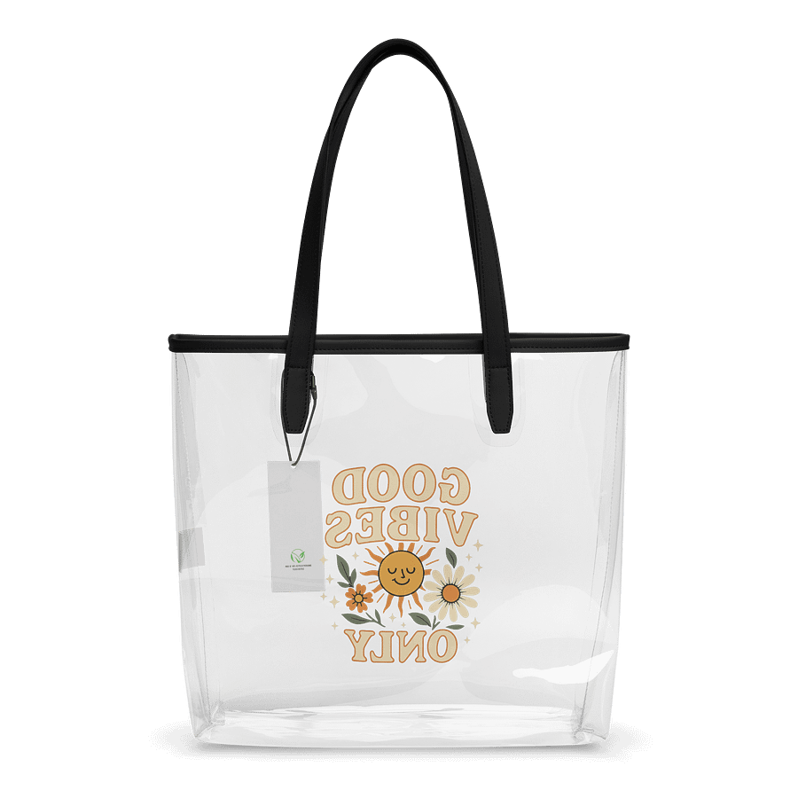Sunshine Vibes Clear Tote Bag product image (2)