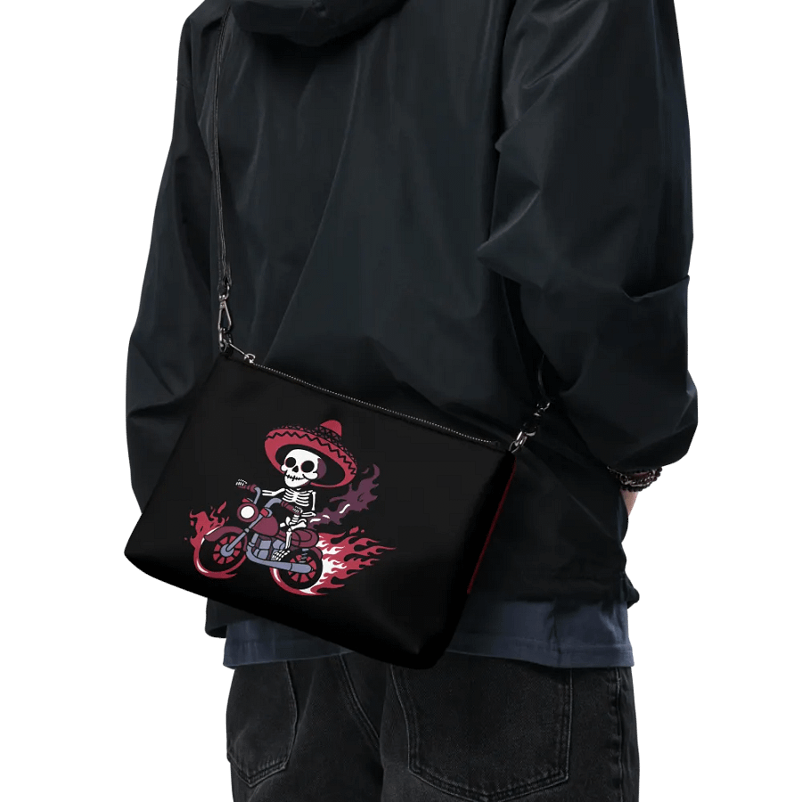 Bone to be Wild Flip-Sided Faux Leather Crossbody Bag product image (12)