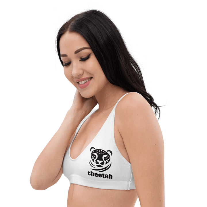 cheetah bikibi top white product image (2)